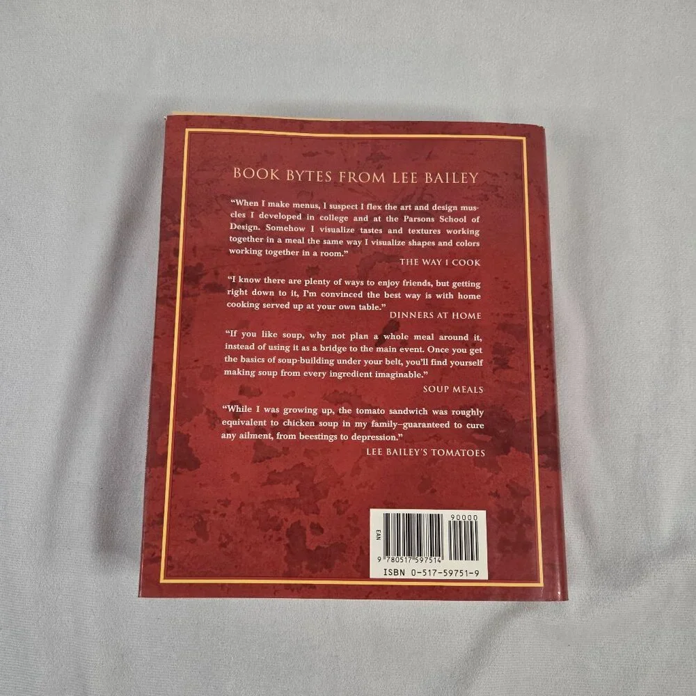 2  Lee Bailey Cookbooks- 1. Southern Food & Plantation Houses, 2. The Way I Cook
